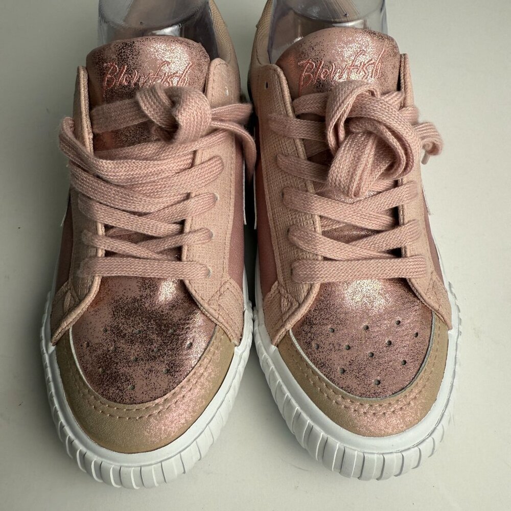Blowfish Malibu Sneakers NWOT Willa Low Top Pink Orbital Withered Rose Sz 8 - Picture 8 of 10